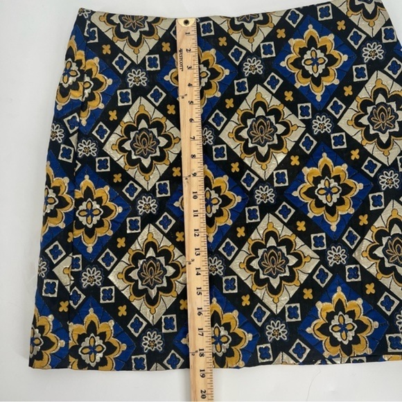 Loft Shimmer Metallic Brocade Mini Skirt Sz 12 NWT - Picture 5 of 7